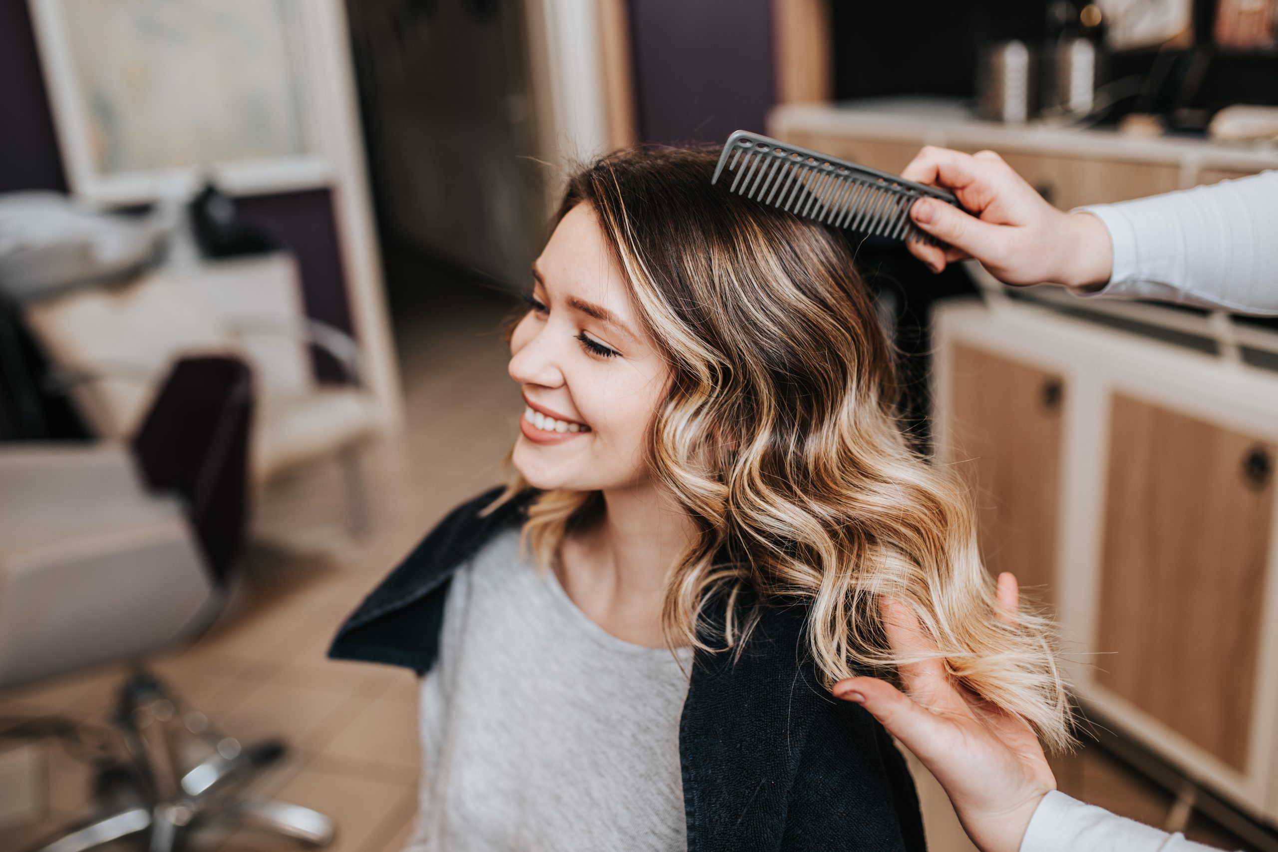 younger looking hair